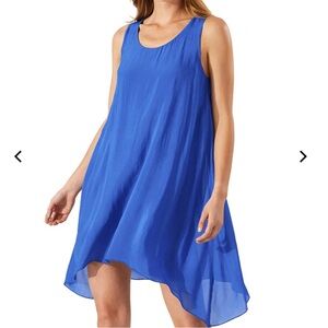 Tommy Bahama Lanai Breeze Short Dress Cover Up - Beaming Blue | Size M